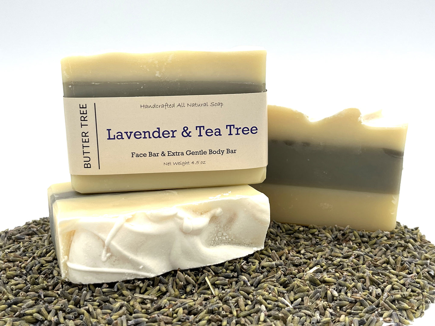 Lavender & Tea Tree Face Soap & Shaving Bar